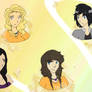 some 'heroes of olympus' girls.