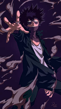 my hero academia dabi phone wallpaper