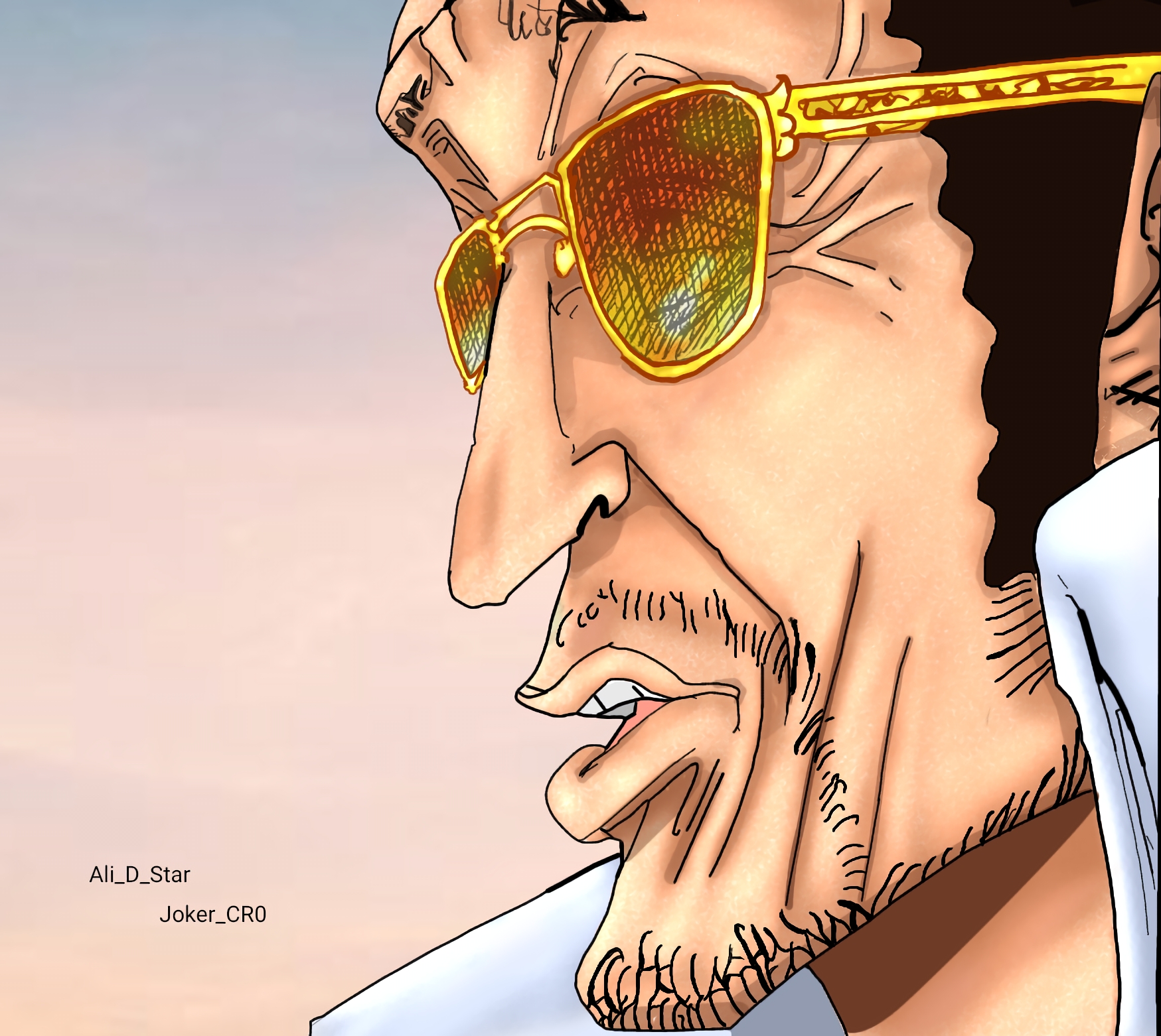 My coloring .. Kizaru . One Piece Manga by JokerCR0 on DeviantArt
