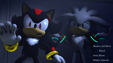 Shadow And Silver Watch Sonic Boom Again Poster.