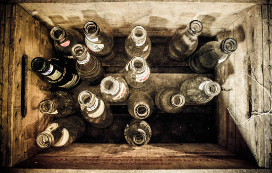 Bottles in Crate