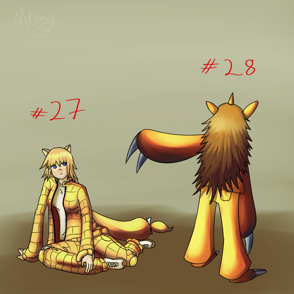 Gijinka: 027-028 - Sandshrew and Sandslash