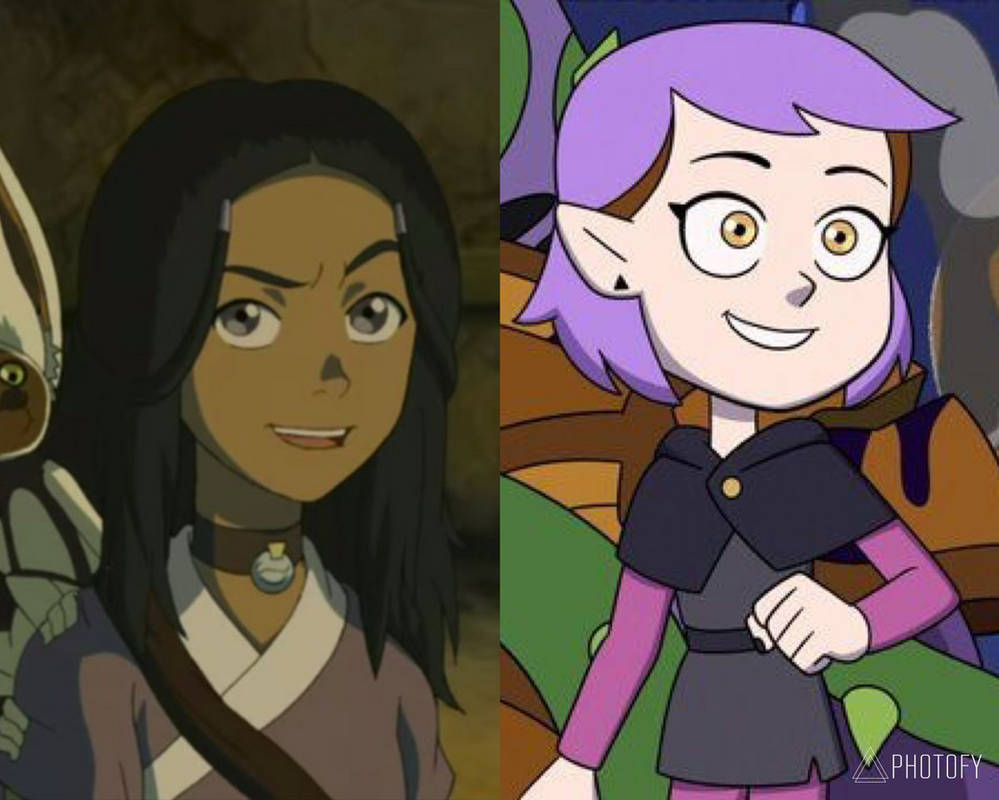 Katara and Amity Blight by Falynnthecat64 on DeviantArt