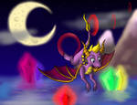 Spyro the Dragon-Night Flight by pikachu-25