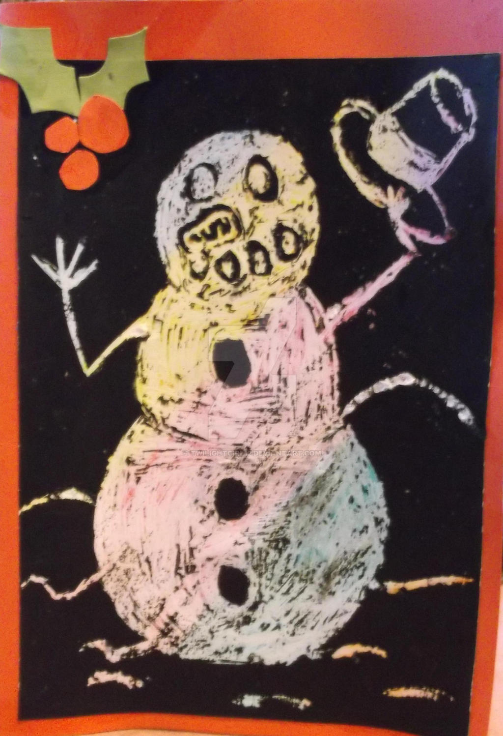 Holiday Card Project 2014 - Rainbow Snowman