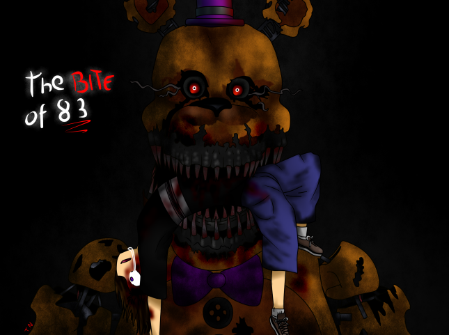 Nightmare Fredbear (FNAF 4 Speedpaint) 