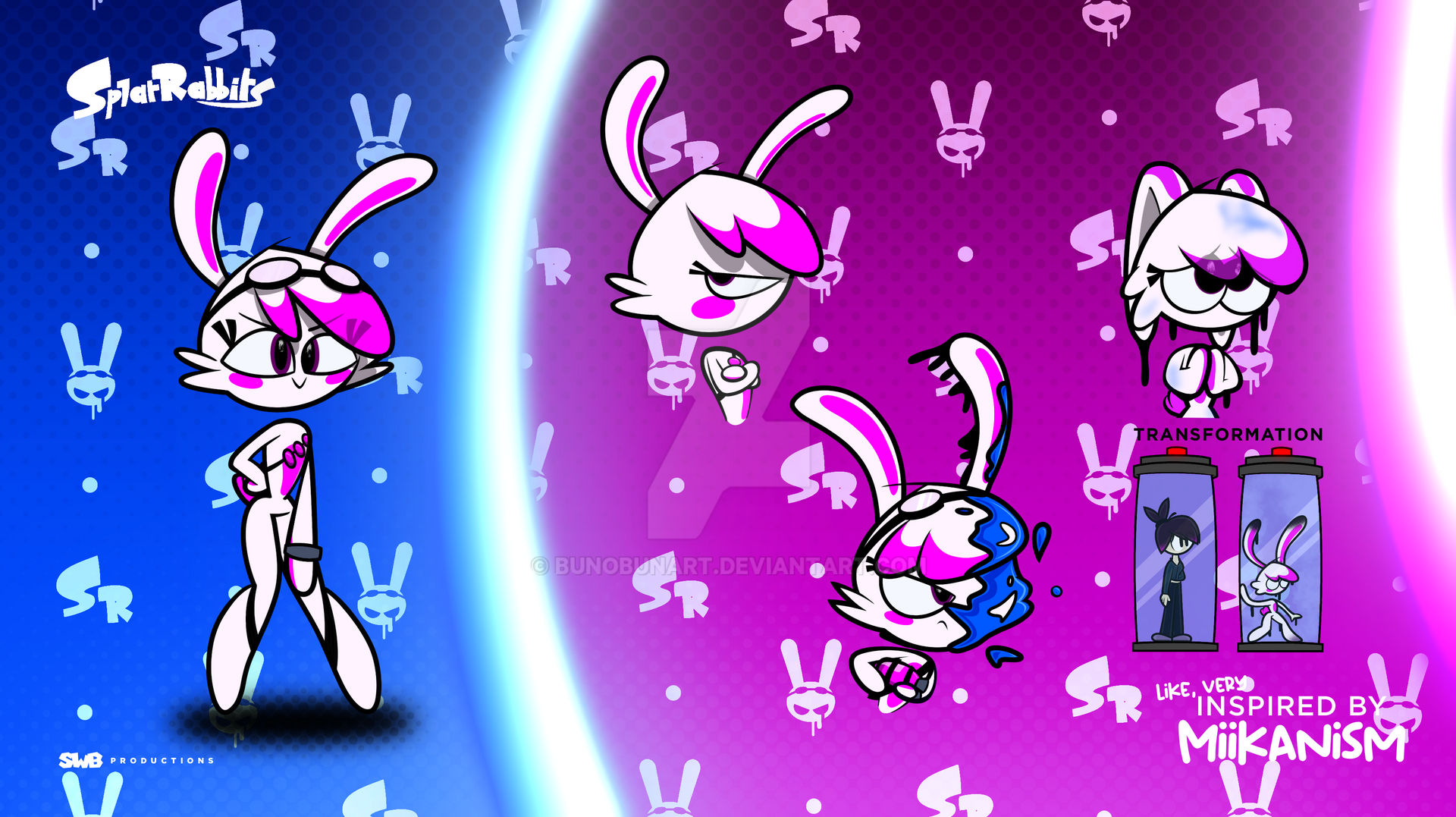 Female Rabbit Oc Splat-Rabbits Project - Oc - Female by BunoBunArt on DeviantArt