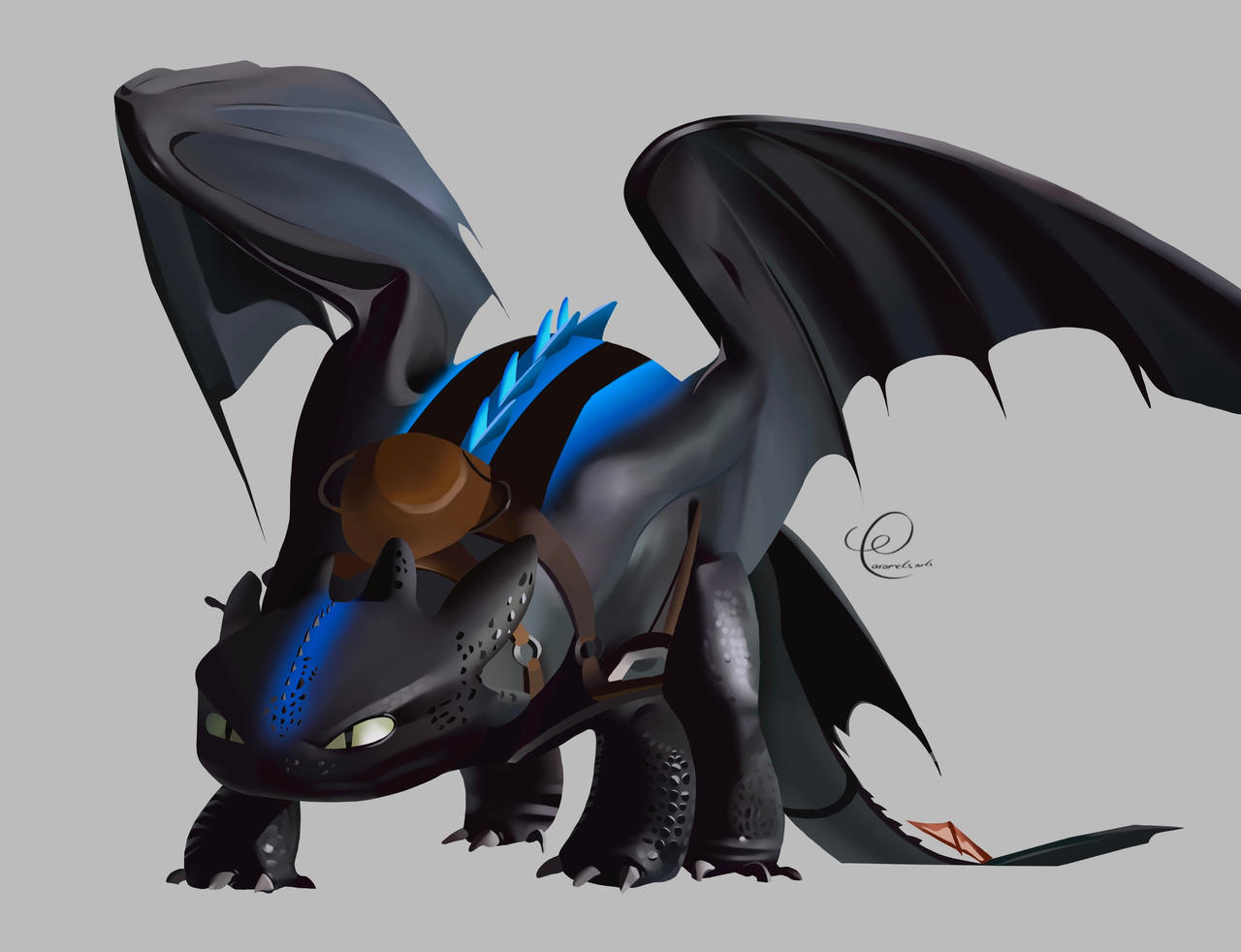 Omega Toothless Alpha Toothless by CaramelsArts on DeviantArt