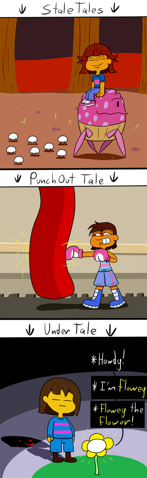 Frisk AU's by StaleTales on DeviantArt