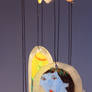 Shrinky Dink Mobile with Four Seasonal Nymphs