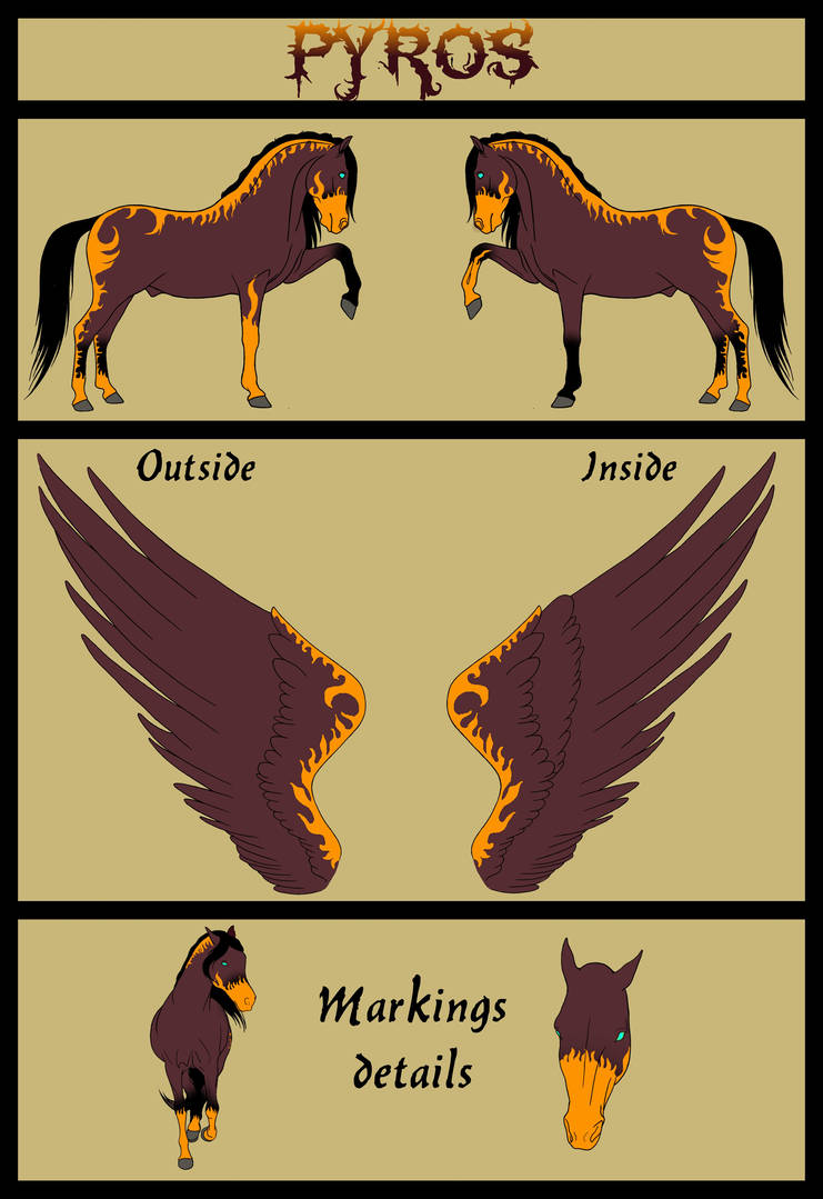 Pyros Reference Sheet by The-Horster-Tamer on DeviantArt
