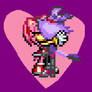 Amy and Blaze Kissing