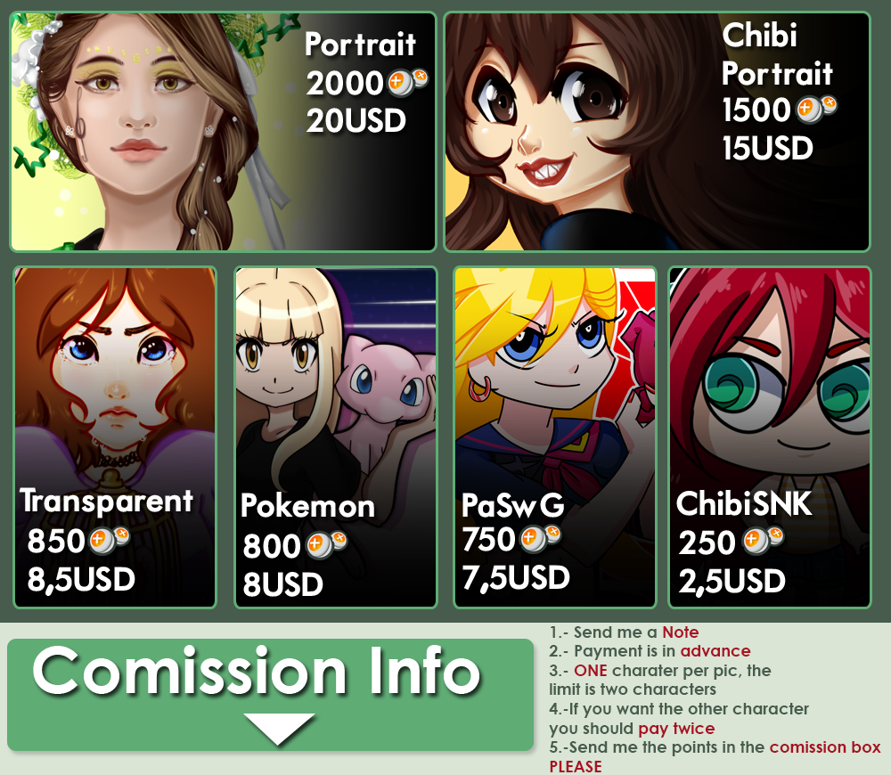 Comission Info