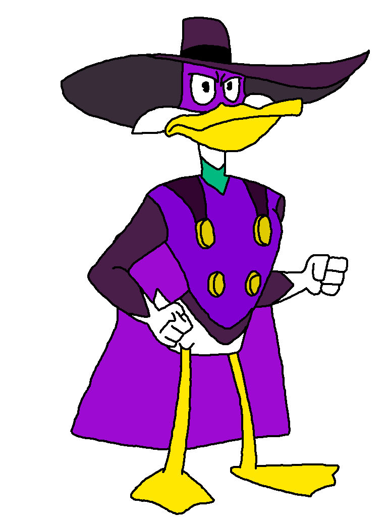 Drake Mallard a.k.a. Darkwing Duck (digitized) by jethrokelsey on