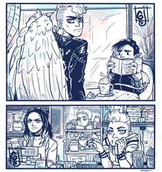 Nightangel Cafe AU