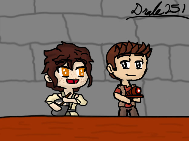 Cooking with Drake and Tavi