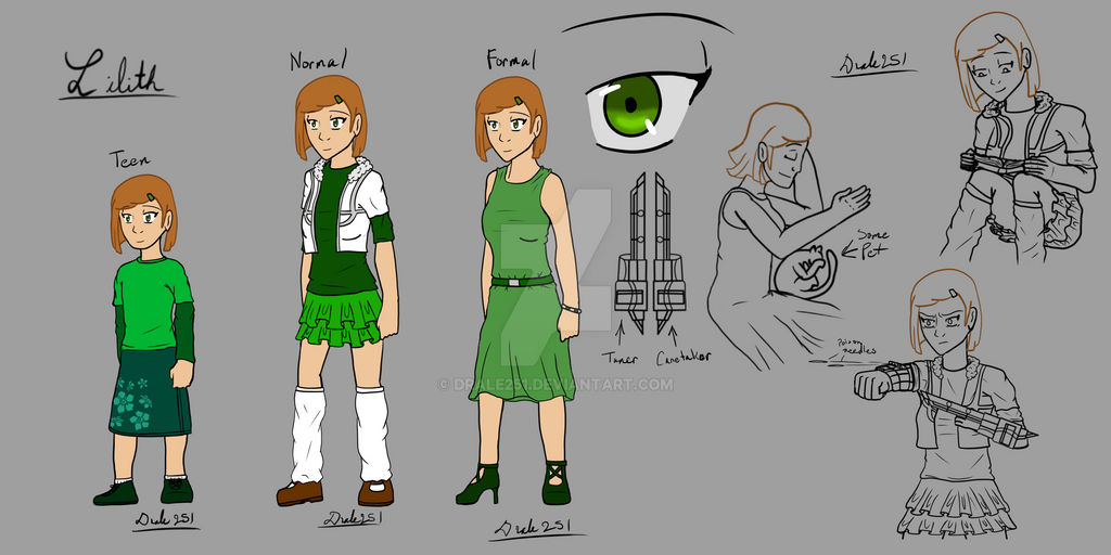 OC Reference Sheet - Lilith