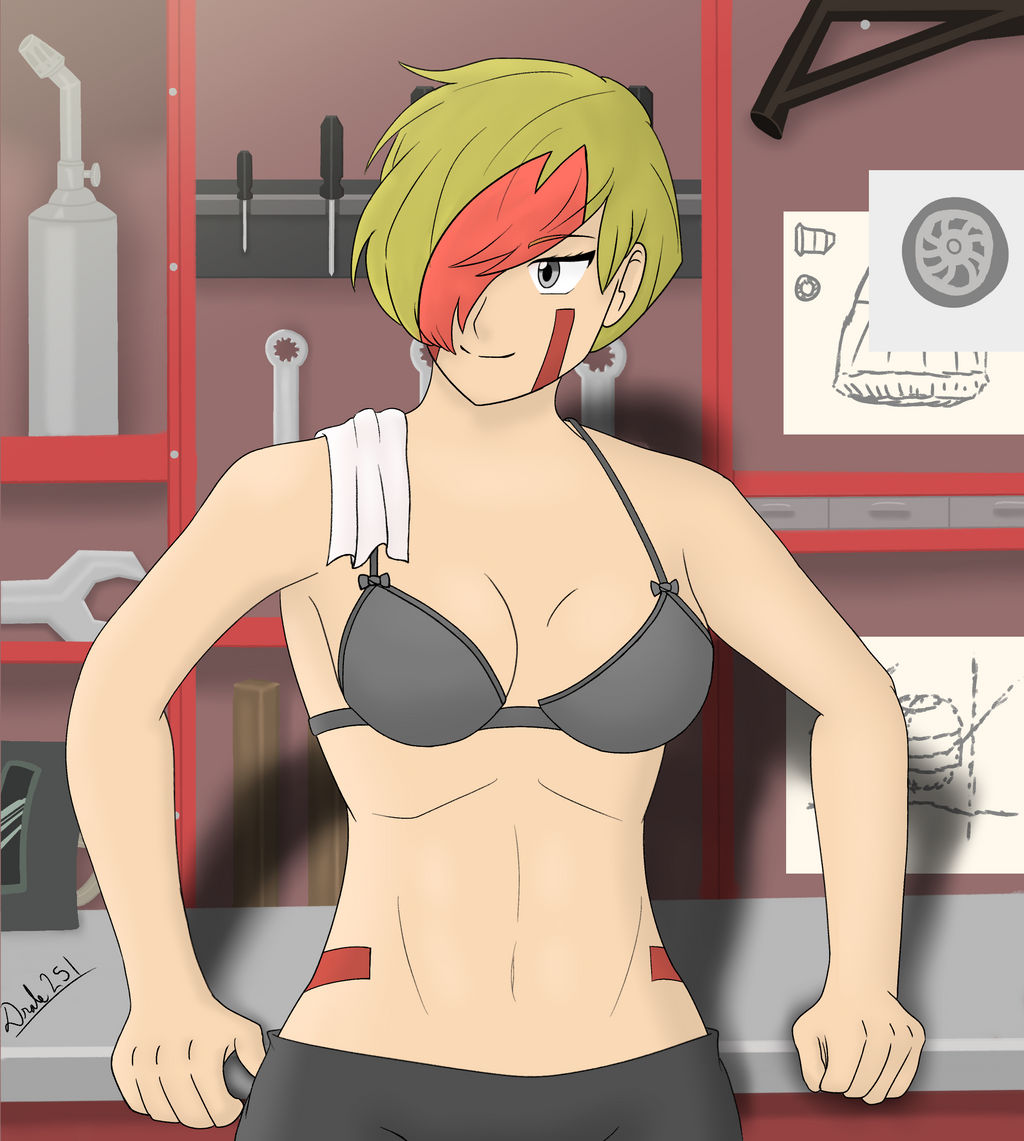 Elizabeth at the Shop