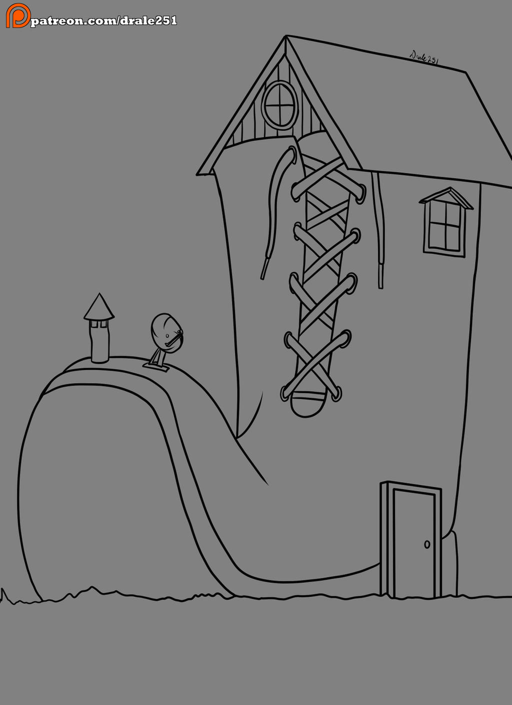 2020 Drawtober Day 29 - Shoe