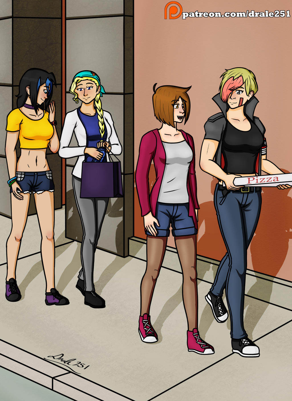 Alex Liz visit Wossy Aer