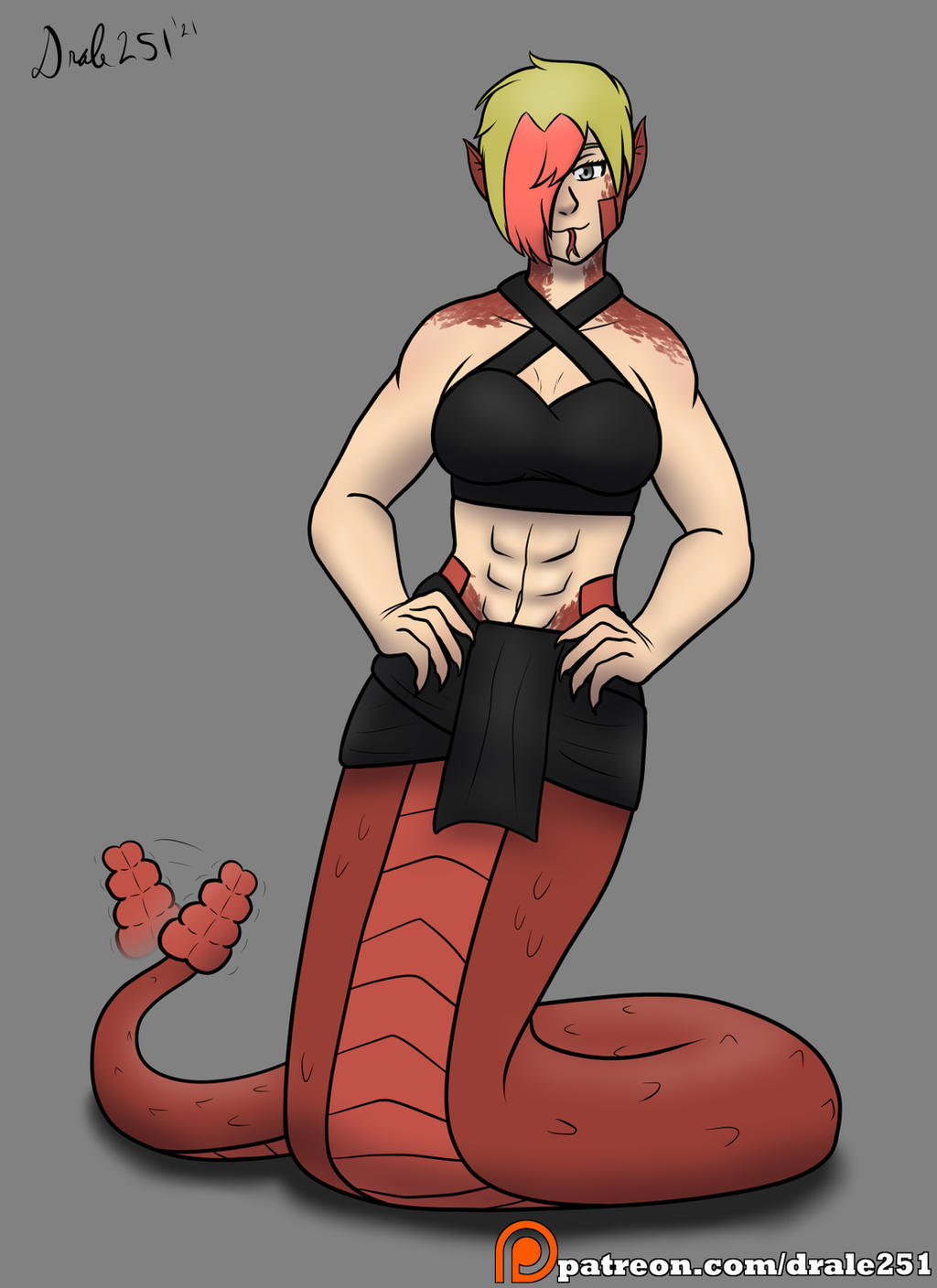 Monstergirl-tober 02 Naga