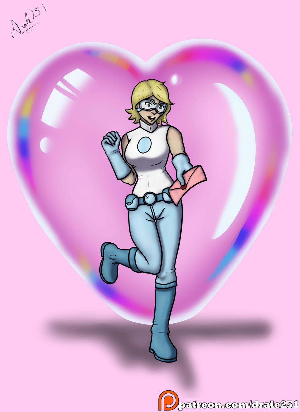 Bubble Girl Valentine 2022