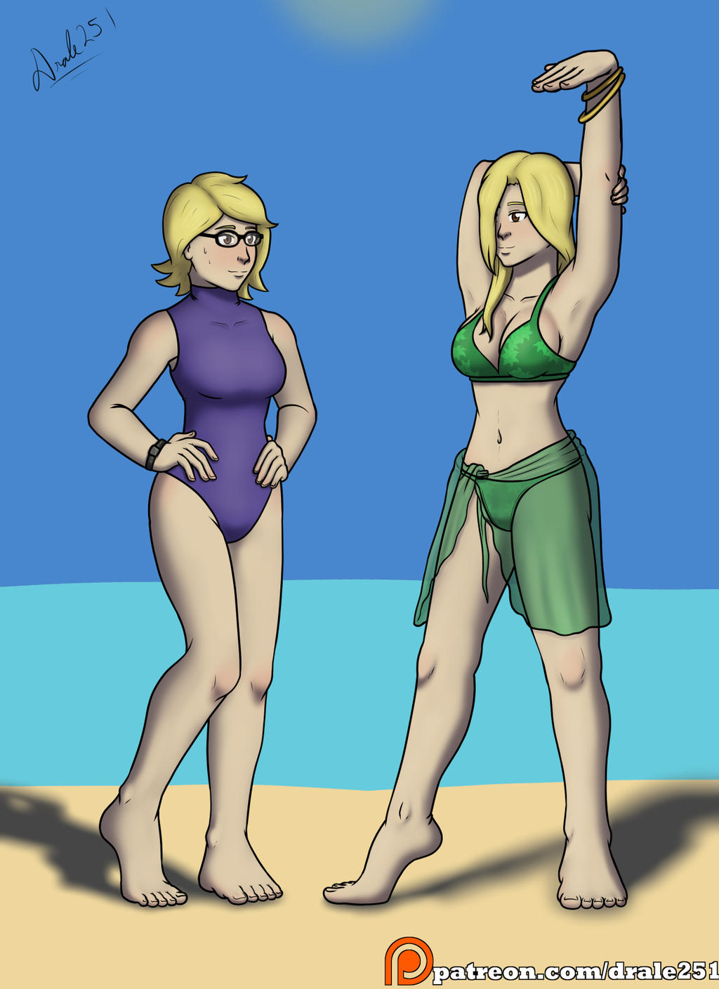 Sunshine Swimsuits (Commission)