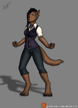 Monstergirl-tober 25 Werewolf