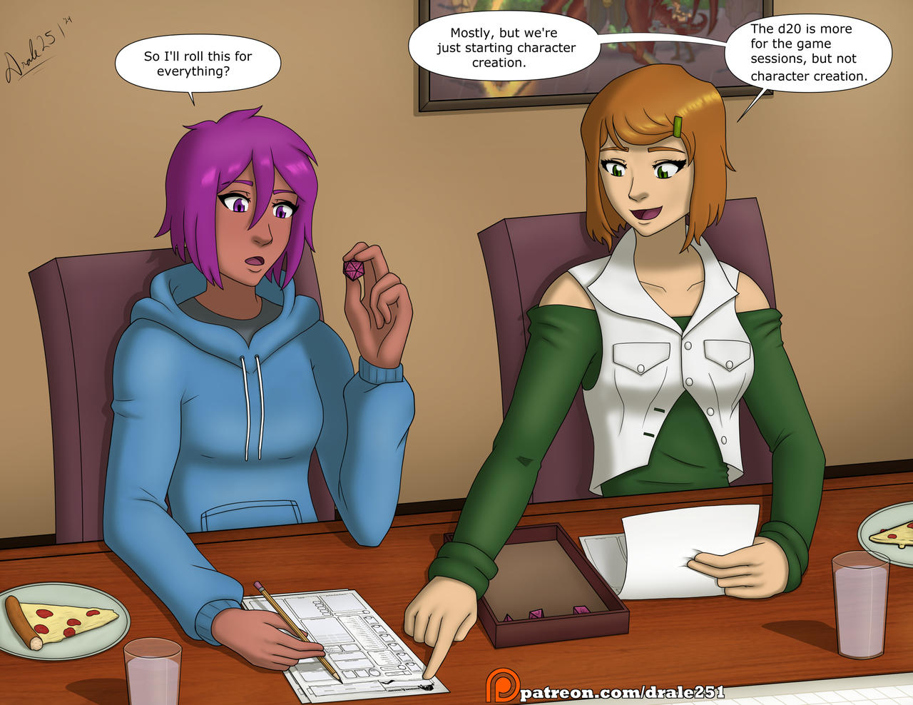 Ashley and Lilith Start DnD