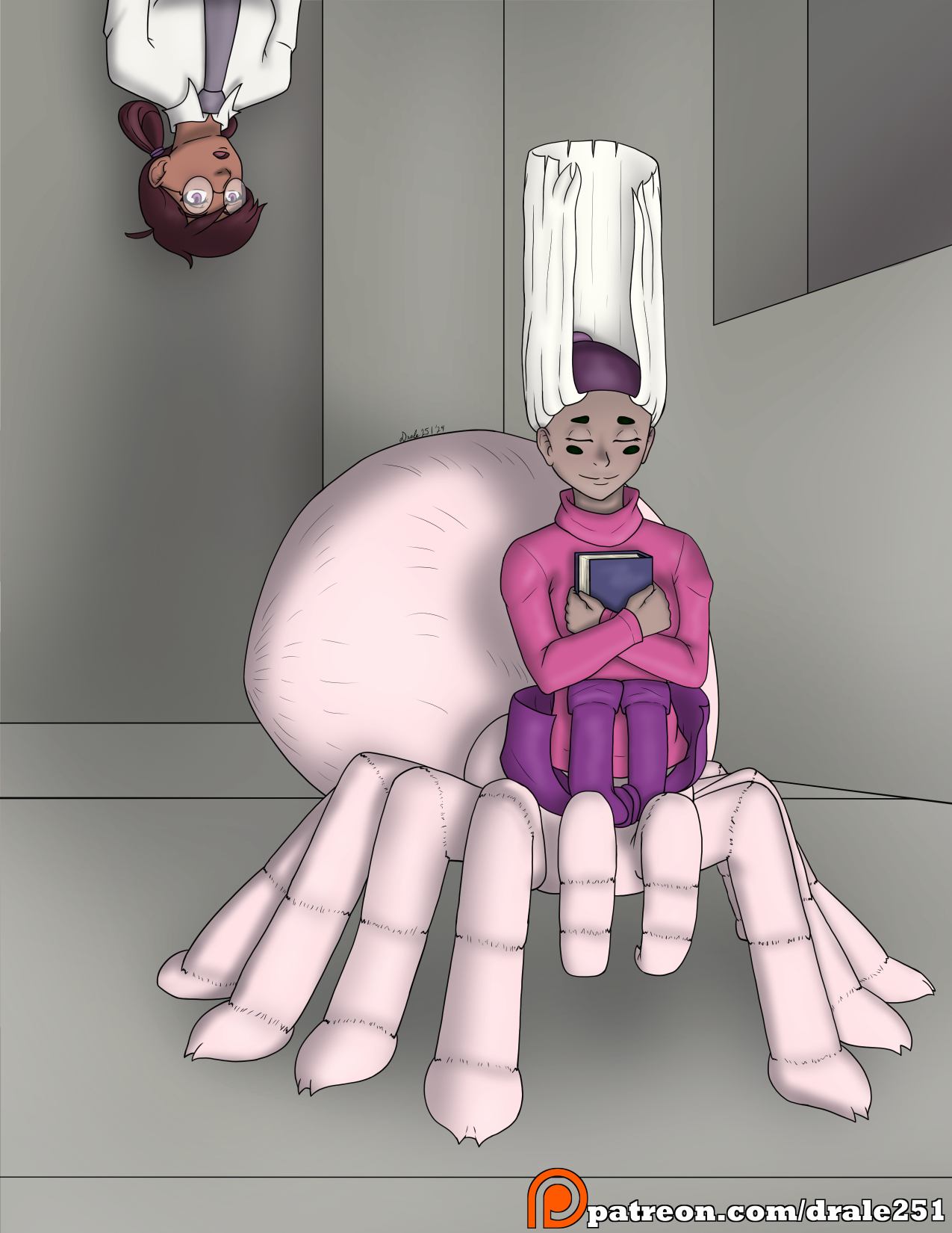 A Fluffy Spider Girl