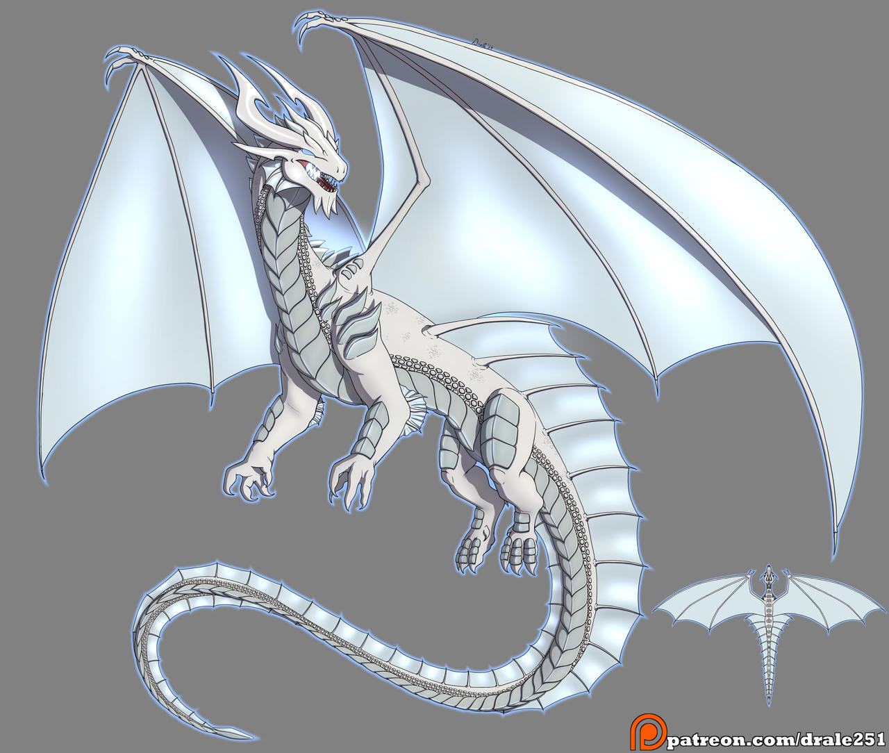 Bahamut, the Platinum Dragon