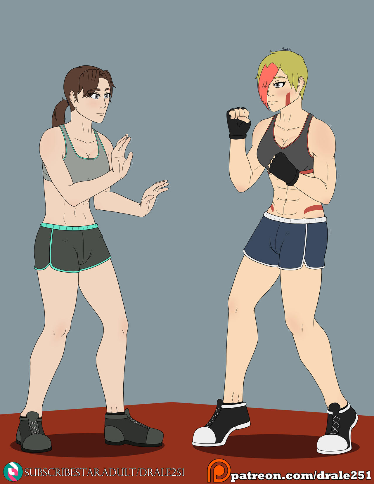 Liz and Oni's Friendly Spar