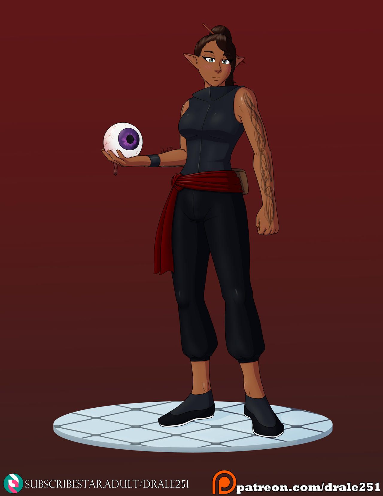 Alatheana Holding the Eye of Her Killer