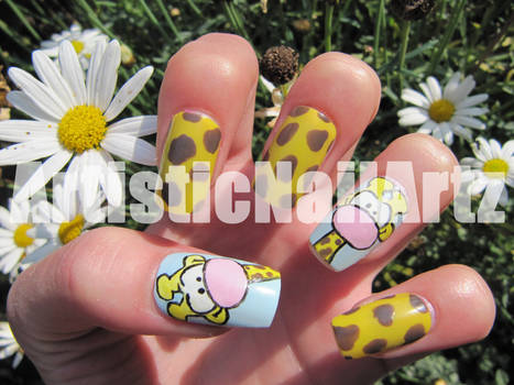 Giraffe Nails