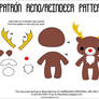 .:Reindeer plush pattern:.