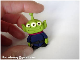 .:ToyStory Alien:. sculpey