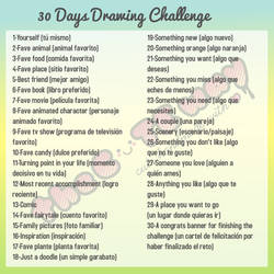 30 DAYS DRAWING CHALLENGE