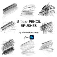 8 FREE Pencil brushes | Photoshop