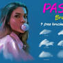 9 free pastel brushes for Photoshop