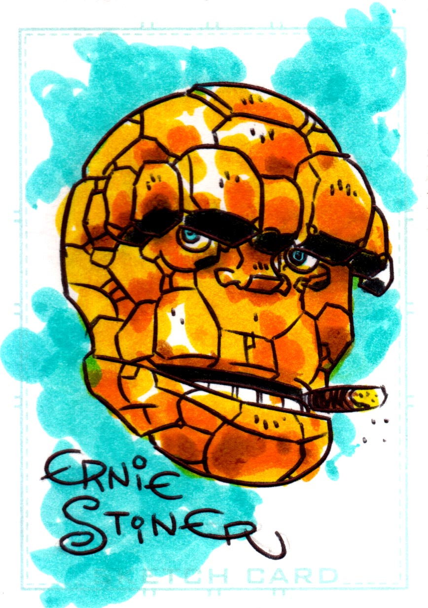 The Thing Sketch Card