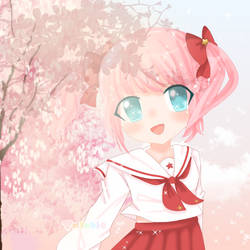 Sakura uniform.*+