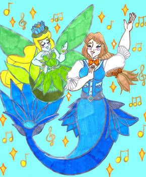 Mermaid Sammy and Lillian for Princeofwhales1223
