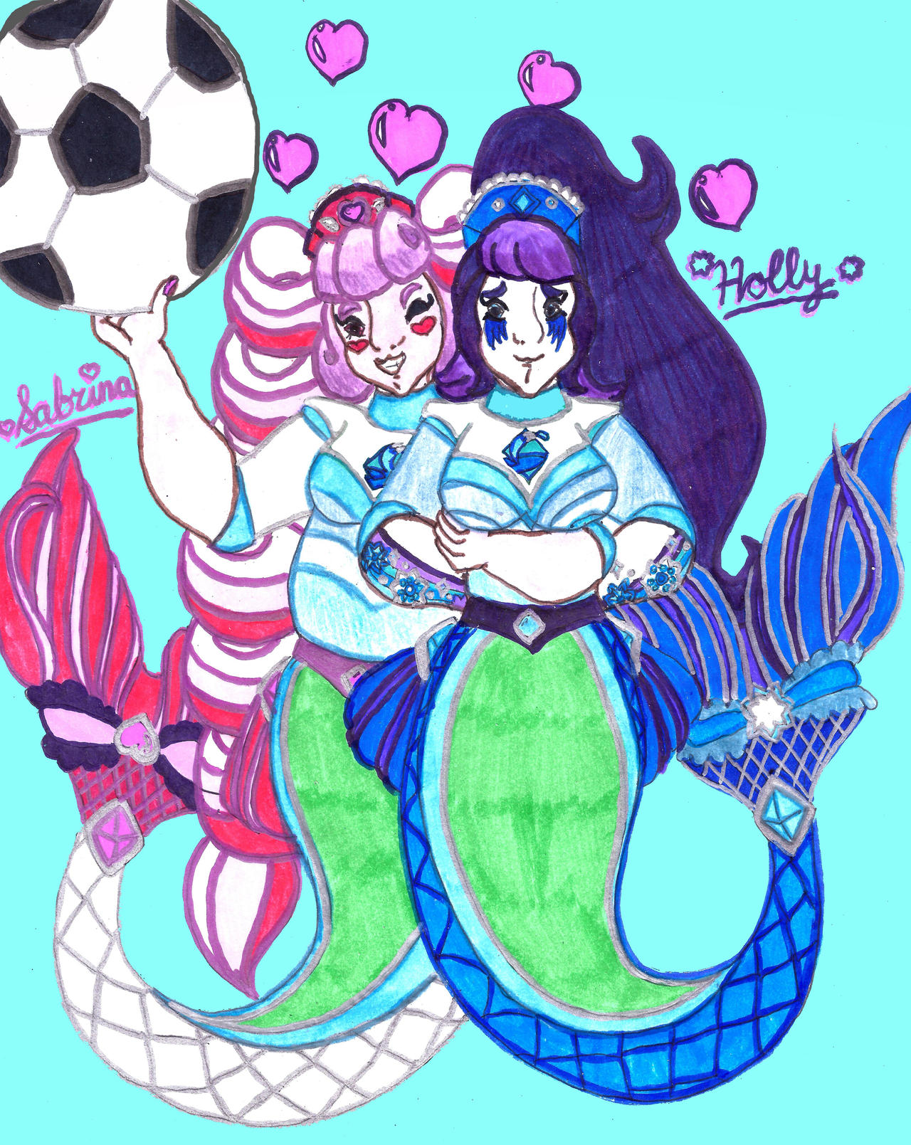 Wave-Riders Sabrina and Holly by Winter-Colorful on DeviantArt