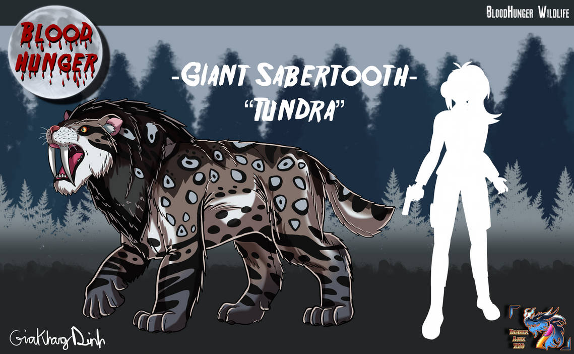 Sabertooth Chicken BloodHunger Animal Profiles: Giant Sabertooth (B) by YutyranoBlazar2024 ...