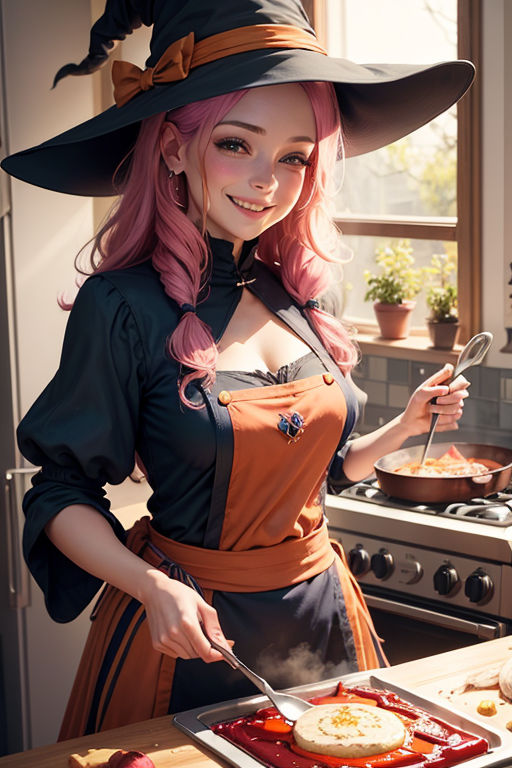 Demoness Cooking Cooking Witch (1) by HekuraHexedra on DeviantArt