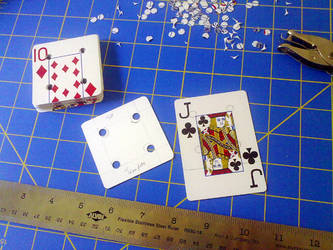 Playing Cards Turned Tablet Weaving Cards by hollyann