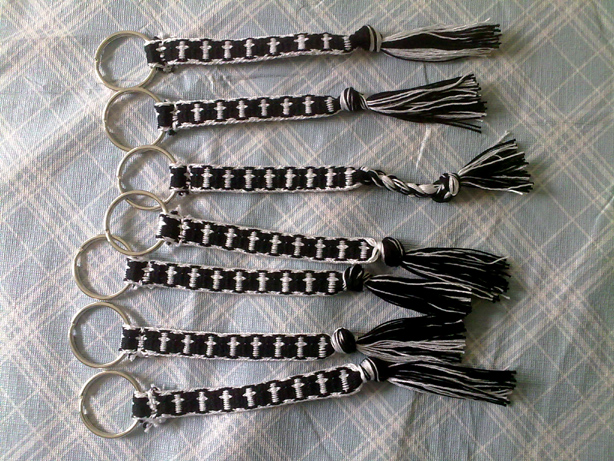 Northern Army Tablet Woven Keychains