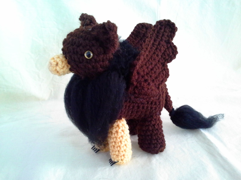 Dark Brown and Black Gryphon