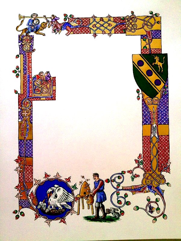 Dafydd's Order of the Pelican Scroll