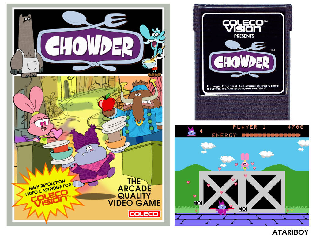 Chowder Computer Game Chowder for Colecovision. by Atariboy2600 on DeviantArt